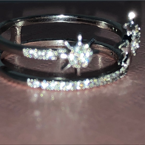 🆕PP Double Suns Double Band AAA Pave Cz Size 7.5 - Picture 6 of 7